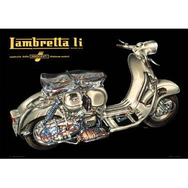 LI Series 2 Cutaway Black Poster