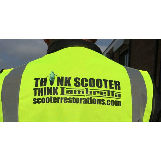 SR "Think Lambretta" Hi-Vis Vest (Size XLarge) 50"