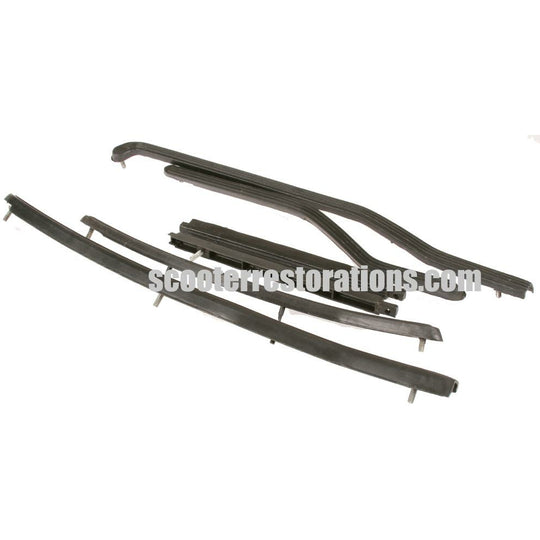 GP Rear Footboard Strip Set (SIL Vijay Super) Black (Ladies Foot Rest)