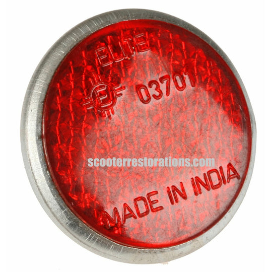 Round Side panel Reflector (Vijay Super) Red