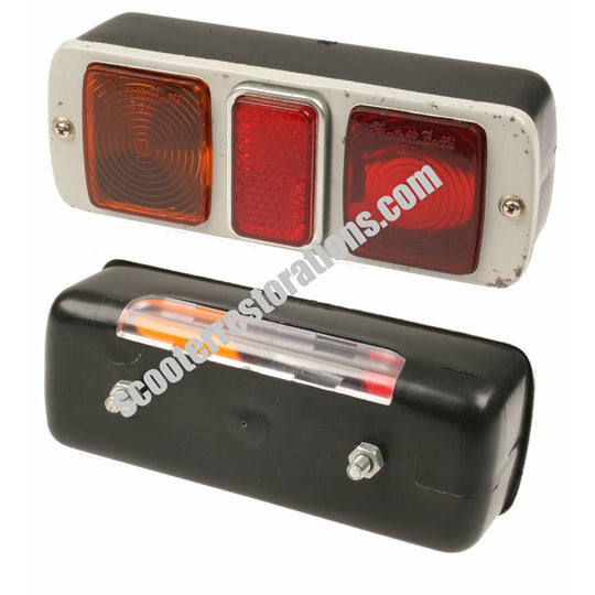 175LI 3-Wheeler Left-Hand Complete Rear Light Unit (Italian)