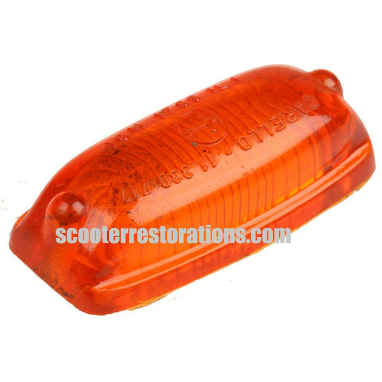 Lambro 175 3-Wheeler Front Orange Indicator Lens (Innocenti)