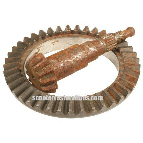 Lambro 550M/550V/550ML 3-Wheeler Crown & Pinion (Innocenti)