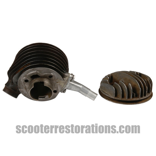 Lambretta 48 Moped MKII Cylinder, Cylinder Head & Inlet Manifold (Used)