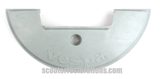 Vespa Spare Wheel Cover - Grey Plastic (Large Frame) LML
