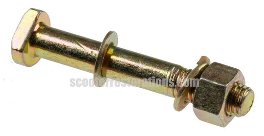 Vespa Short D-Crankcase Stud, Nut & 2 Washers (Large Frame)