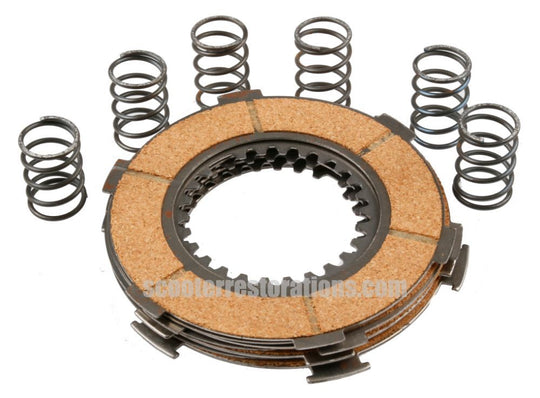 Vespa 4 Plate Clutch Conversion Set - 6 Spring Type (Large Frame) FA Italia