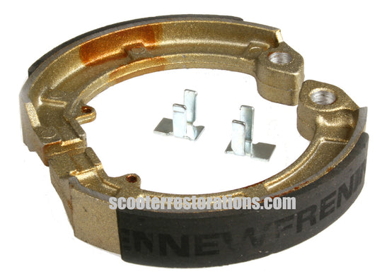 Vespa Rear Brake Shoes (Race Compound) PX PE T5 (Newfren)