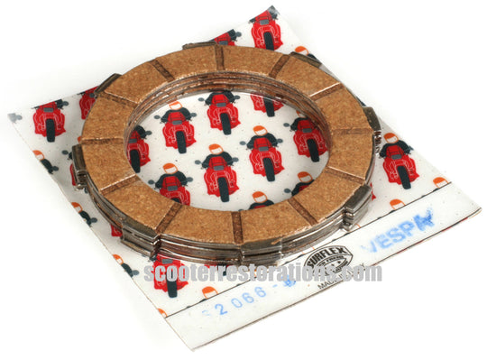 Vespa Clutch Plates - 8 Spring Type (Large Frame) Surflex S2066 B