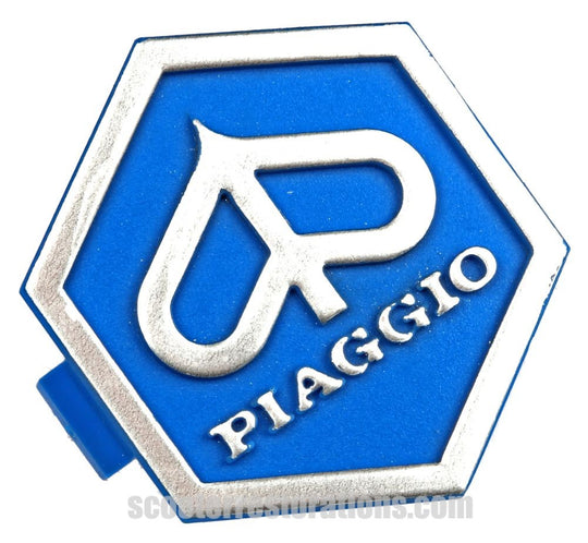 Vespa Piaggio Clip-On Horncover Badge (PK PXEFL T5) Italian