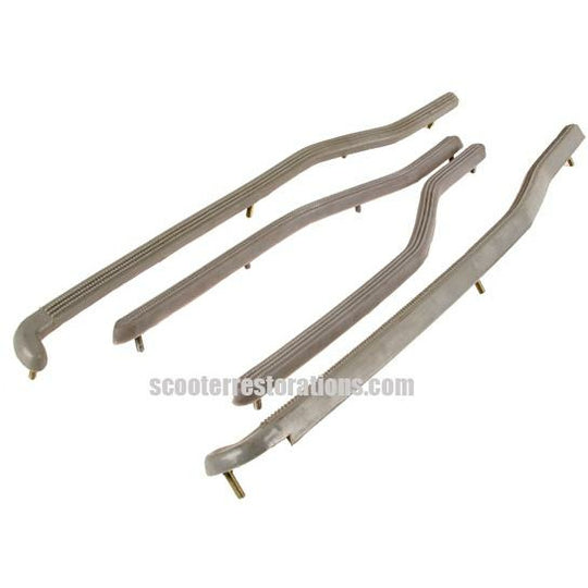 Series 3/GP Rear Footboard Strips (Indian) Light Grey (Set of 4)