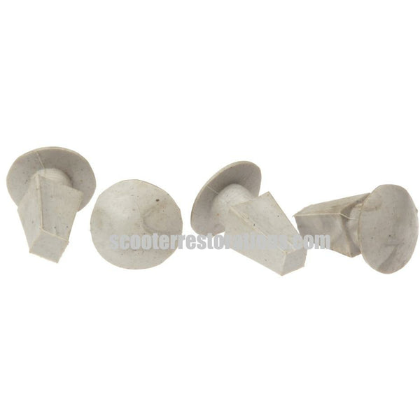 Rear Frame Plugs (Light Grey) Set of 4 – Scooter Restorations