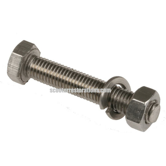 Kickstart Lever Bolt (Long) & Nut (S/S)