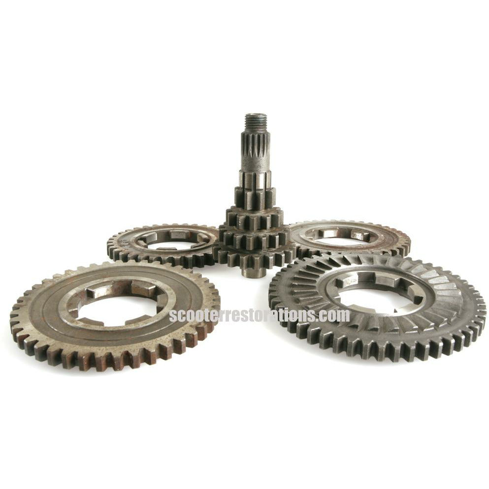 gear in spanish LI125 Gear Box (Innocenti) 4 Gears & Cluster (Used) – Scooter Restorations