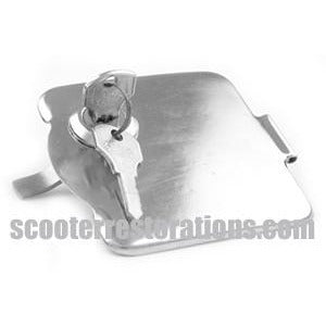 GP Chrome Locking Petrol Cap Cover with Keys