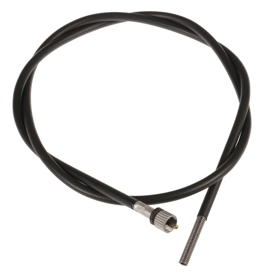 Speedo Cable (Black) with Indian 10mm Upper Nut (No Lower Connection Piece)