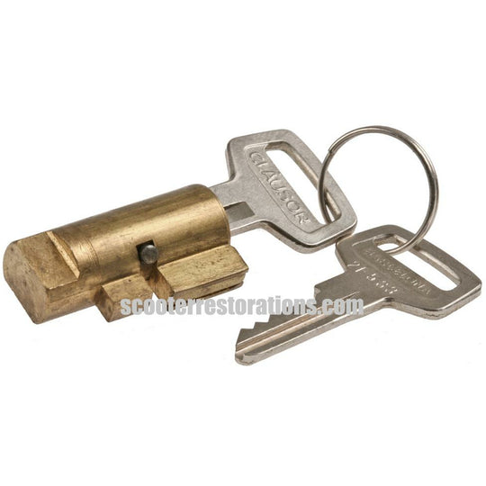 Steering Lock with Keys (Late Spanish Serveta Lynx N.O.S)