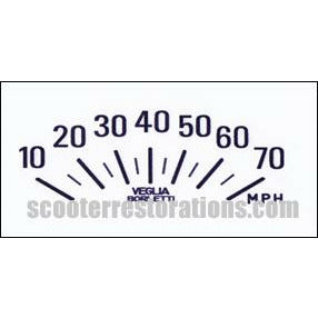 GP150 70mph Speedometer Transfer