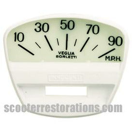 SX200 90mph Speedometer Face