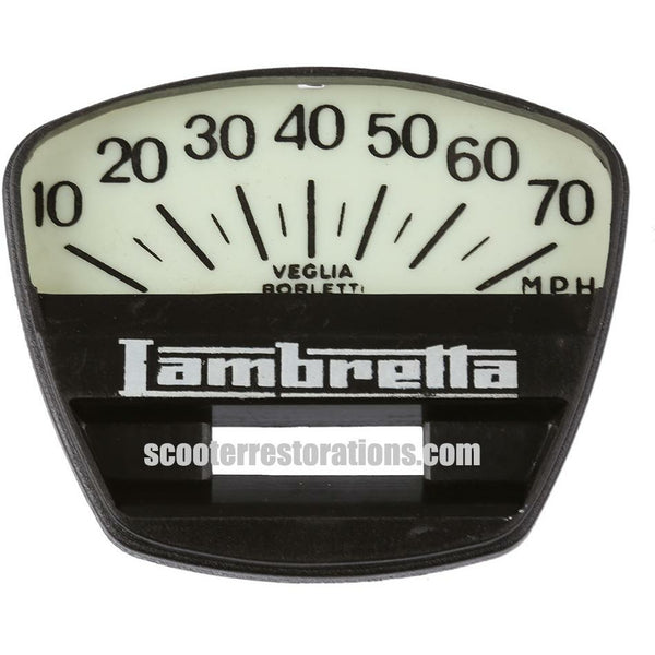 GP150 70mph Speedometer Face – Scooter Restorations