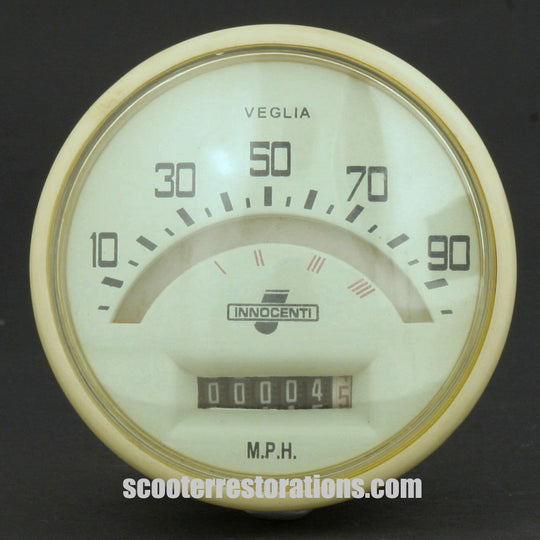 LI/TV Series 2 Speedometer 90mph (with Italian Face)