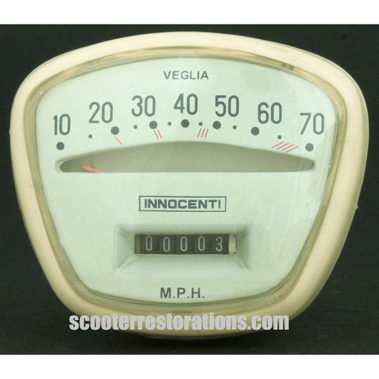 TV175 Series 3 Speedometer 70mph (with Italian Face)