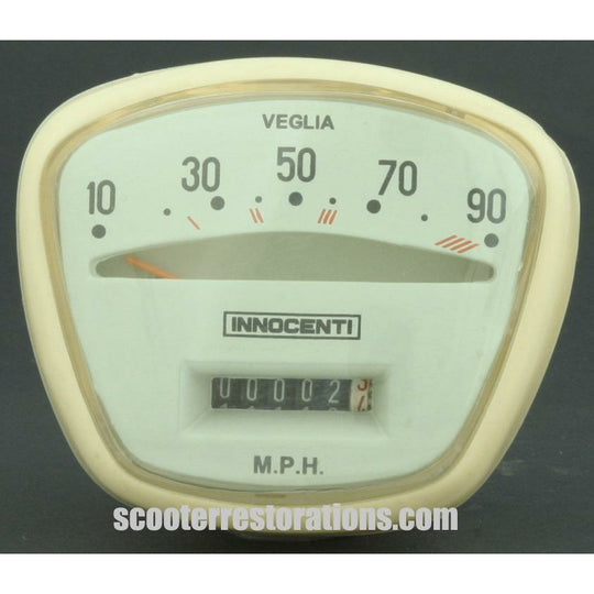 LI/TV Series 3 Speedometer 90mph (with Italian Face)