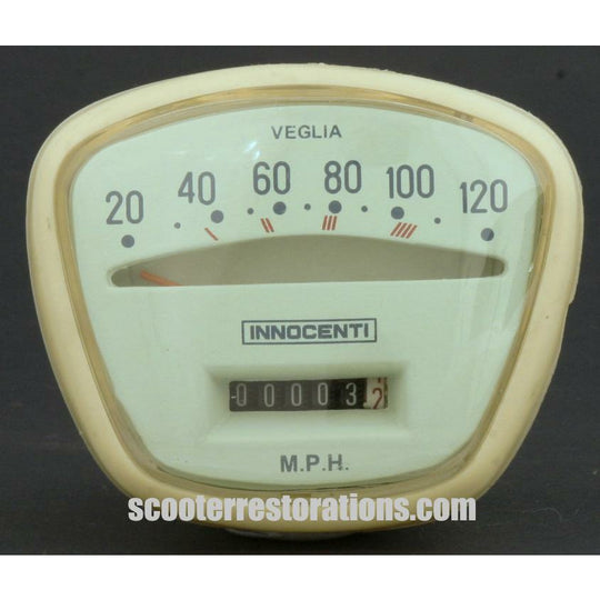 LI/TV Series 3 Speedometer 120mph (with Italian Face)