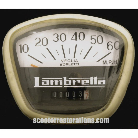 GP Speedometer 60mph (with Italian Face)