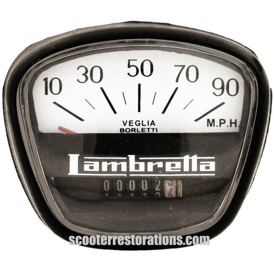 GP200 Speedometer 90mph (with Italian Face)