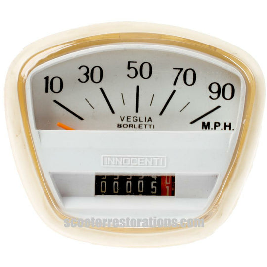 SX200 Speedometer 90mph (with Italian Face)