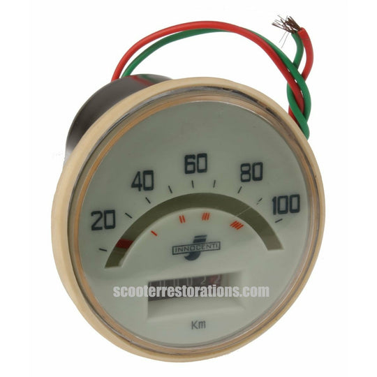 LI Series 2 Speedometer 100kmph with Speedo Bulb Holder (Italian Face)