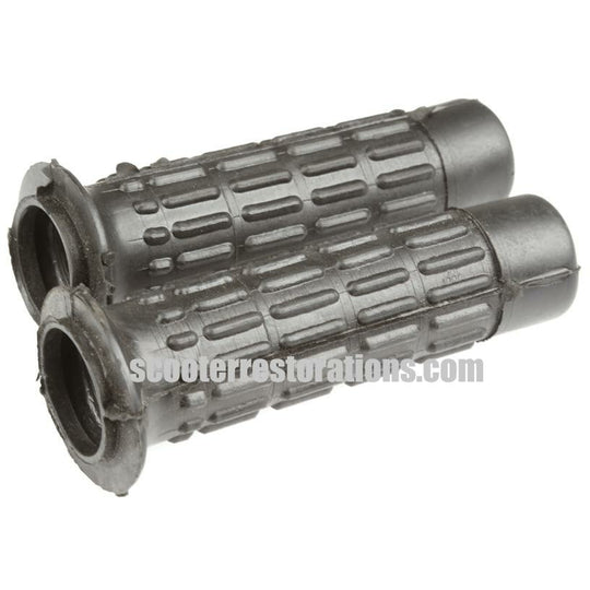 Series 1 & 2 Black Handlebar Grips (Indian) a pair