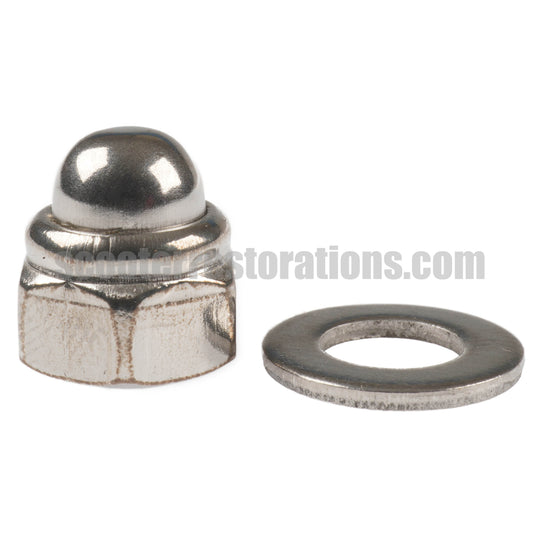 Rim/Hub 13mm Domed Nut (Stainless Steel)