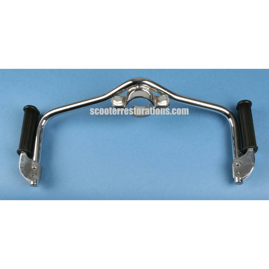 Model C/D Passenger Footrest (Chrome) with Footrest Rubbers (Casa Lambretta A 120)