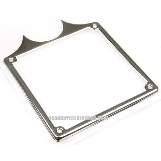 C/LC/D/LD/E/F Number Plate Surround (Chrome) Casa Lambretta A 127