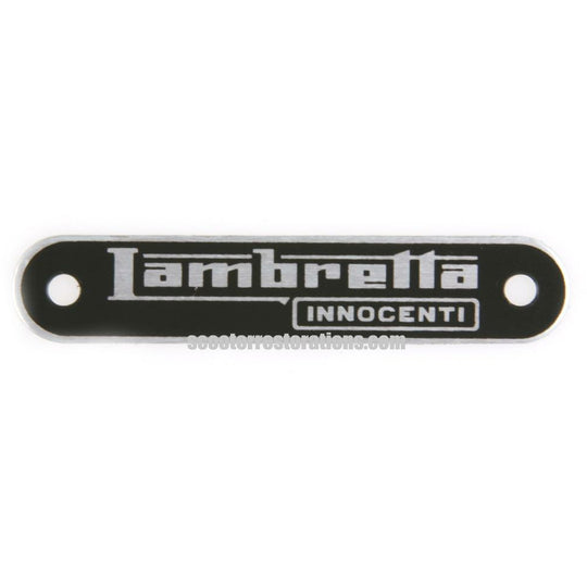 J-Range Lambretta Innocenti Seat Badge (Casa Lambretta A 233)