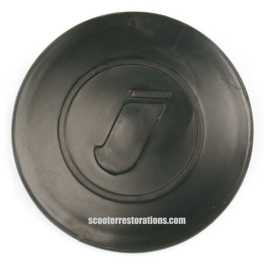 Vega 75/Lui 50CL Speedometer Round Blanking Cover (on the handlebar) Black (Casa Lambretta A 26/B)