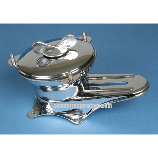 LD MK III Spare Wheel Carrier/Support (Adjustable) Chrome (Casa Lambretta A 29/C)