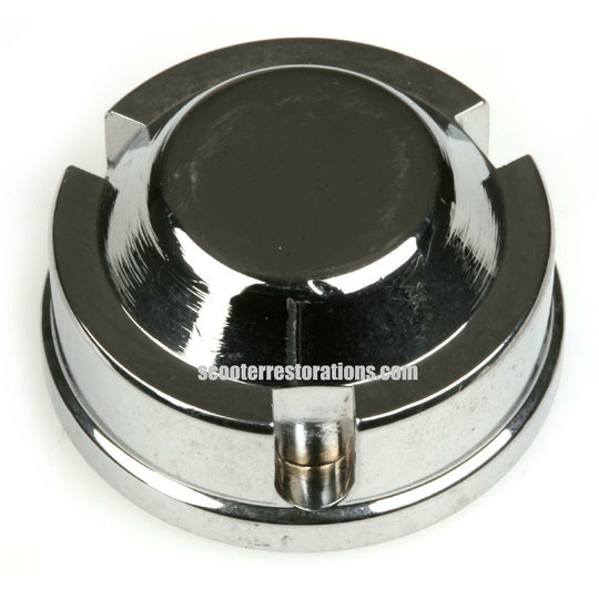Lambretta Model A/B Chrome Front Hub Nut (with 3 slots) Casa Lambretta B 72