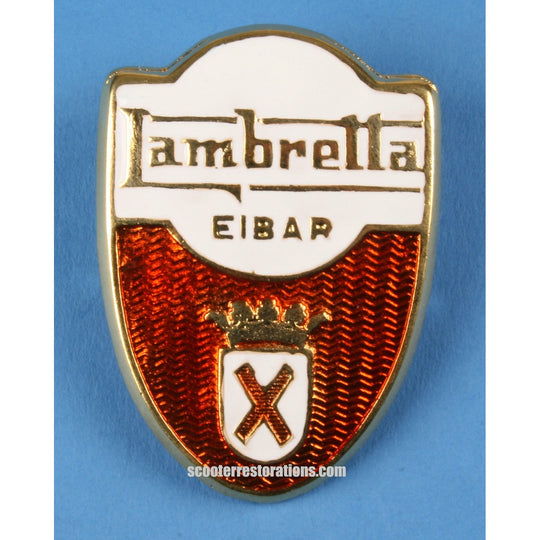 Spanish LD Legshield Shield Badge (Eibar) Casa Lambretta C 150/E