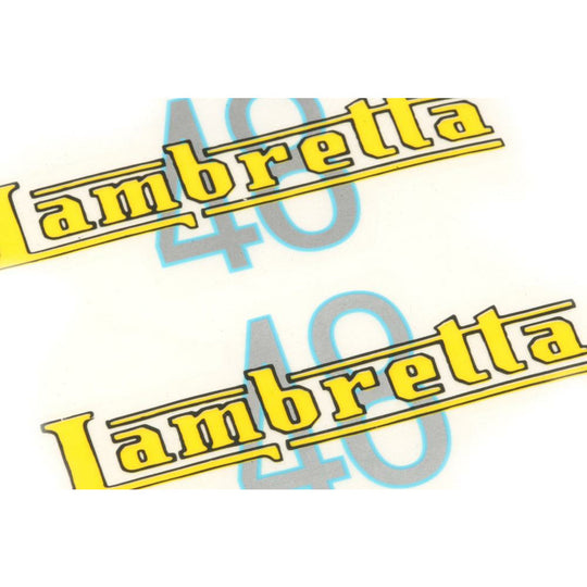 Lambretta 48 Moped Pair of Lambretta 48 Stickers (Casa Lambretta C 213)