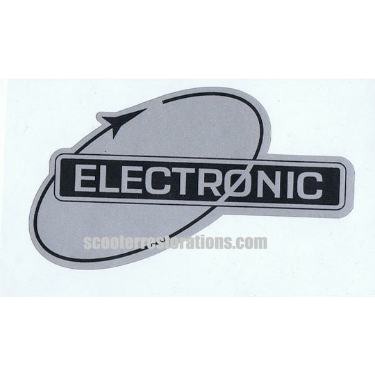 Electronic Sticker (Silver) Casa Lambretta C 214