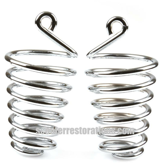 D150/LD125 MK III Chrome Front Seat Springs (Casa Lambretta C 281) a pair