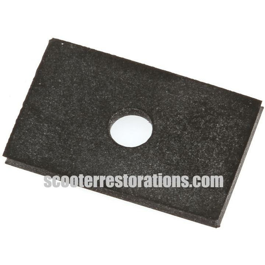 Model D Upper Number Plate/Frame Support Gasket (One hole) Casa Lambretta C 43