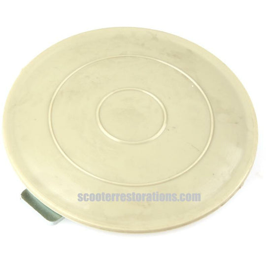 LD Inside Legshield Tool Box Speedometer Round Plastic Blank (Grey) Casa Lambretta C 49/B