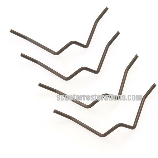 LC/LD MK I & MK II Headlight Rim Clips (Set of 4) Casa Lambretta E 19