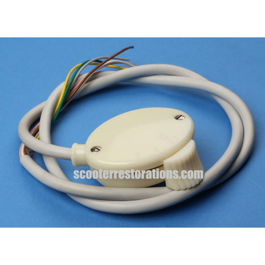 D/LD MK II Light Switch (White Body) Casa Lambretta E 21