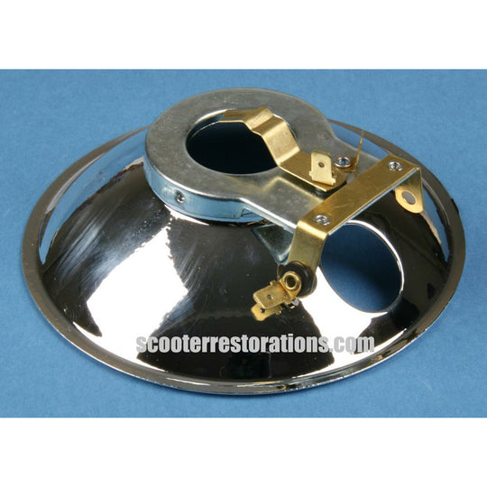 J Range J-50 Headlight Reflector & Bulb Holder (CEV Type) Casa Lambretta E 80