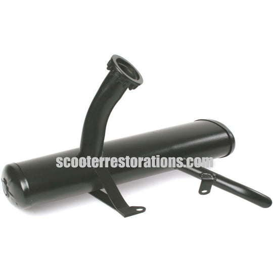 Lambretta 125 LD MK IV (French) Exhaust with 2 Support Brackets (Casa Lambretta M 183/F)